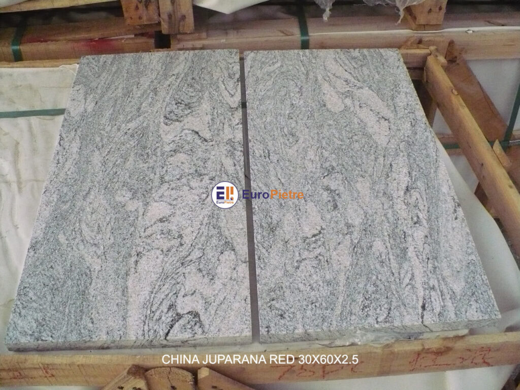 Lastre di granito China Juparana Red per pavimentazioni esterne, Cuneo