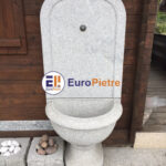 Fontana in pietra naturale per arredo urbano Cuneo