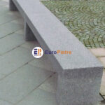 Panchina in granito per arredo urbano, materiali lapidei Cuneo